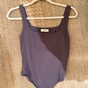 Babaton/ Aritzia Charcoal Gray Bodysuit